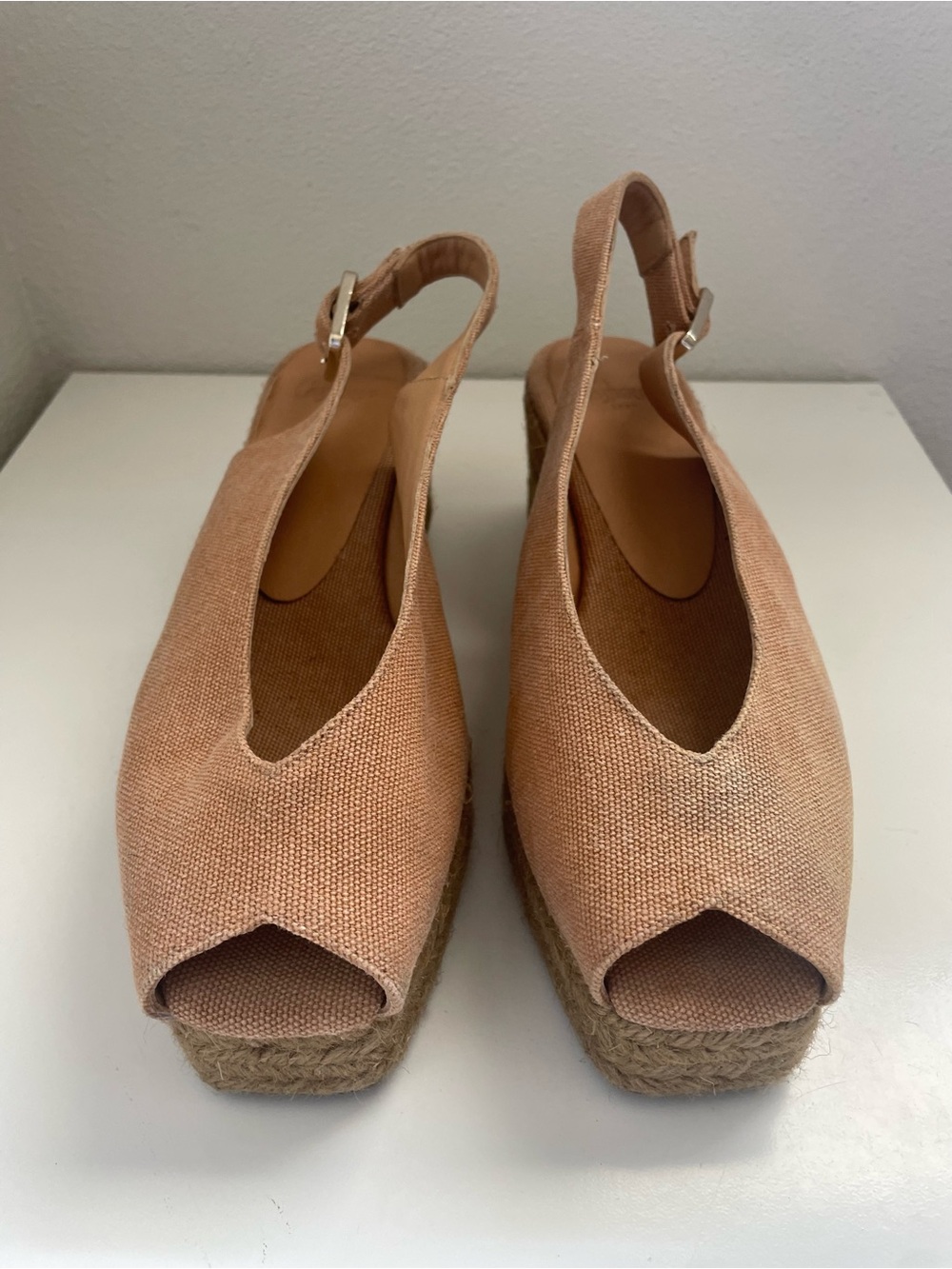 Castaner peep-toe espadrilles size 6.5